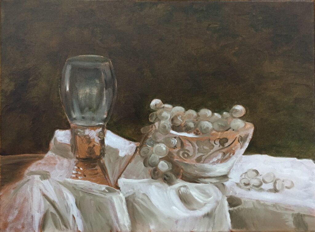 Onderschildering schilderij